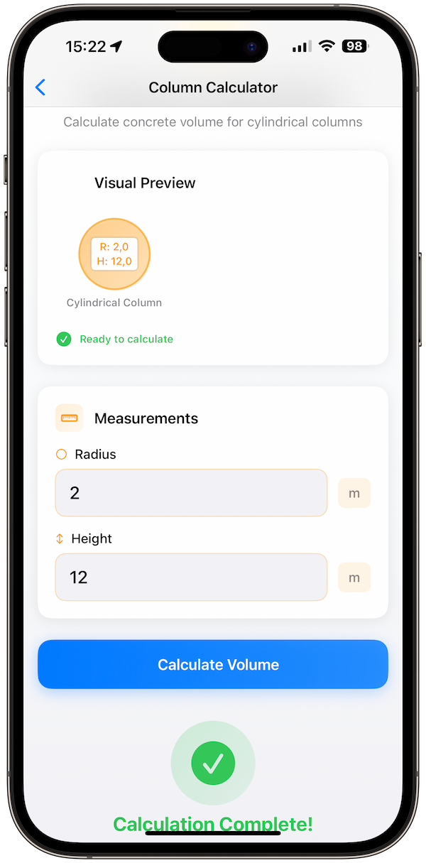 concrete-calculator screenshot 7